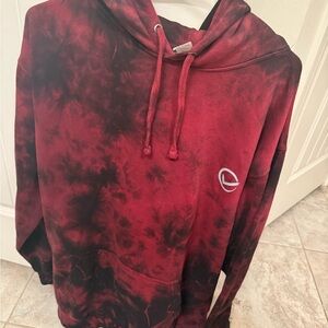 Red Tie-Dye Hoodie OVERSIZED MEDIUM KEVIN HART 2022 tour hoodie